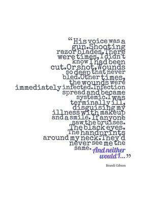 Domestic Violence Poem by Brandi Gibson